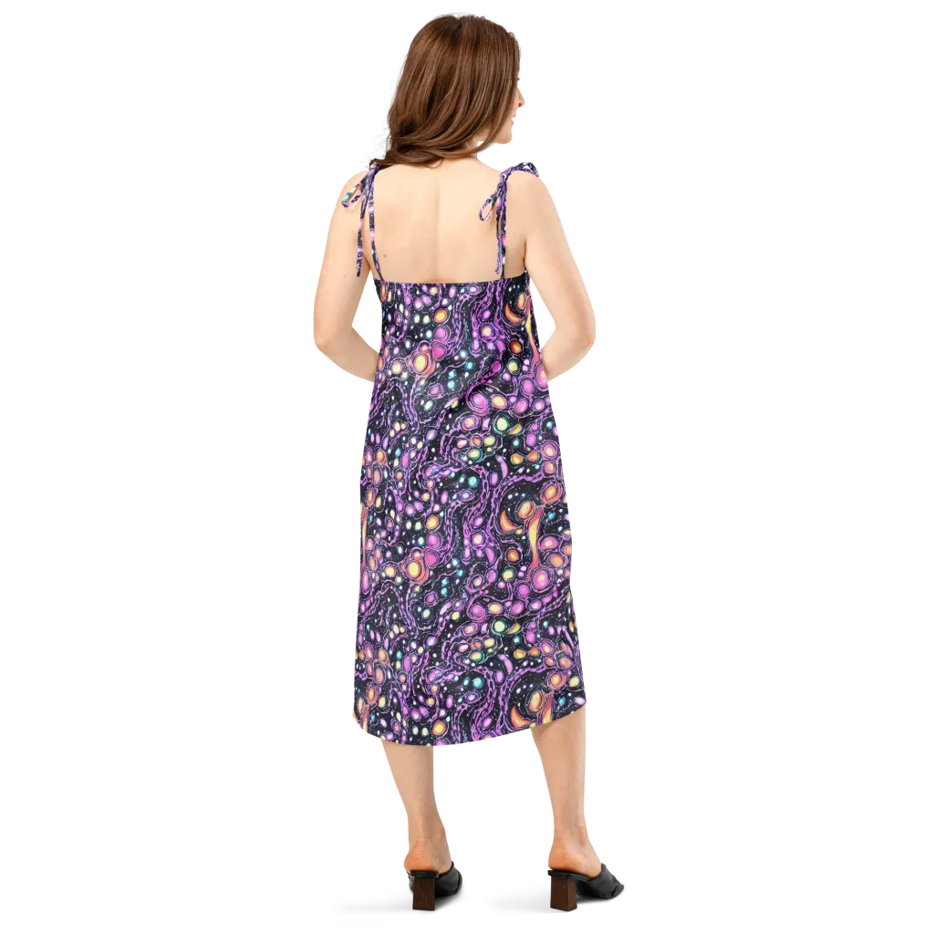 Prismatic Deep on Slip Dress — Back