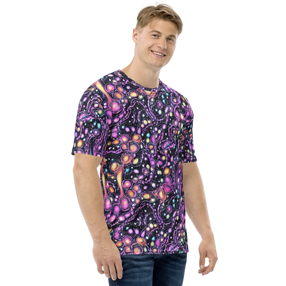 Prismatic Deep on Men's Crew Neck T-Shirt — Right
