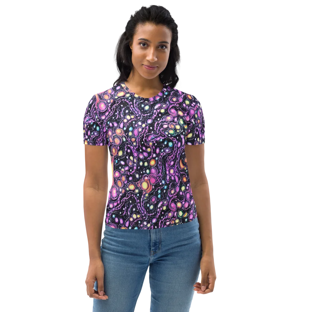 Prismatic Deep on Women's Crew Neck T-Shirt — Front