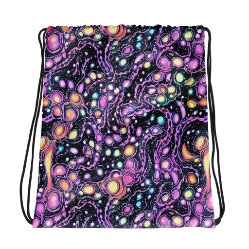 Prismatic Deep on a Drawstring Bag