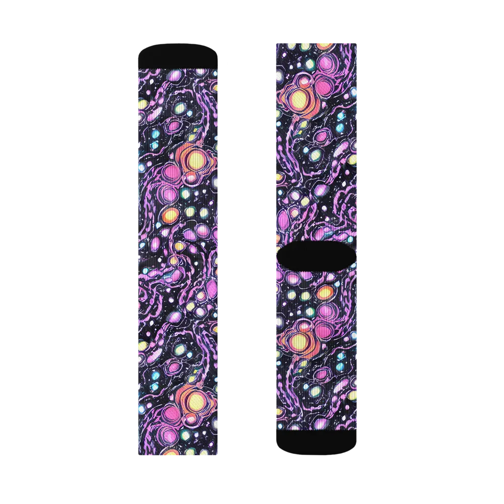 Prismatic Deep on Socks — Right Sock