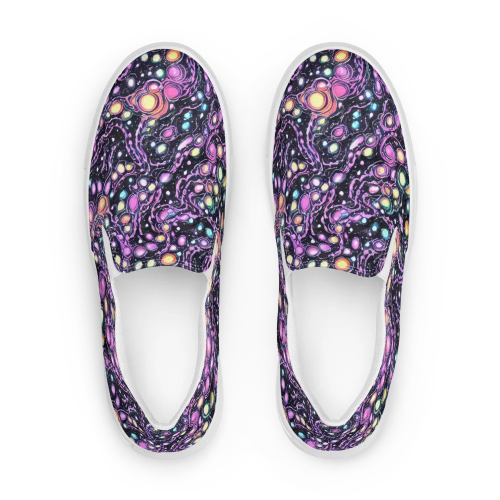 Prismatic Deep on Women's Slip-On Canvas Shoes — Front