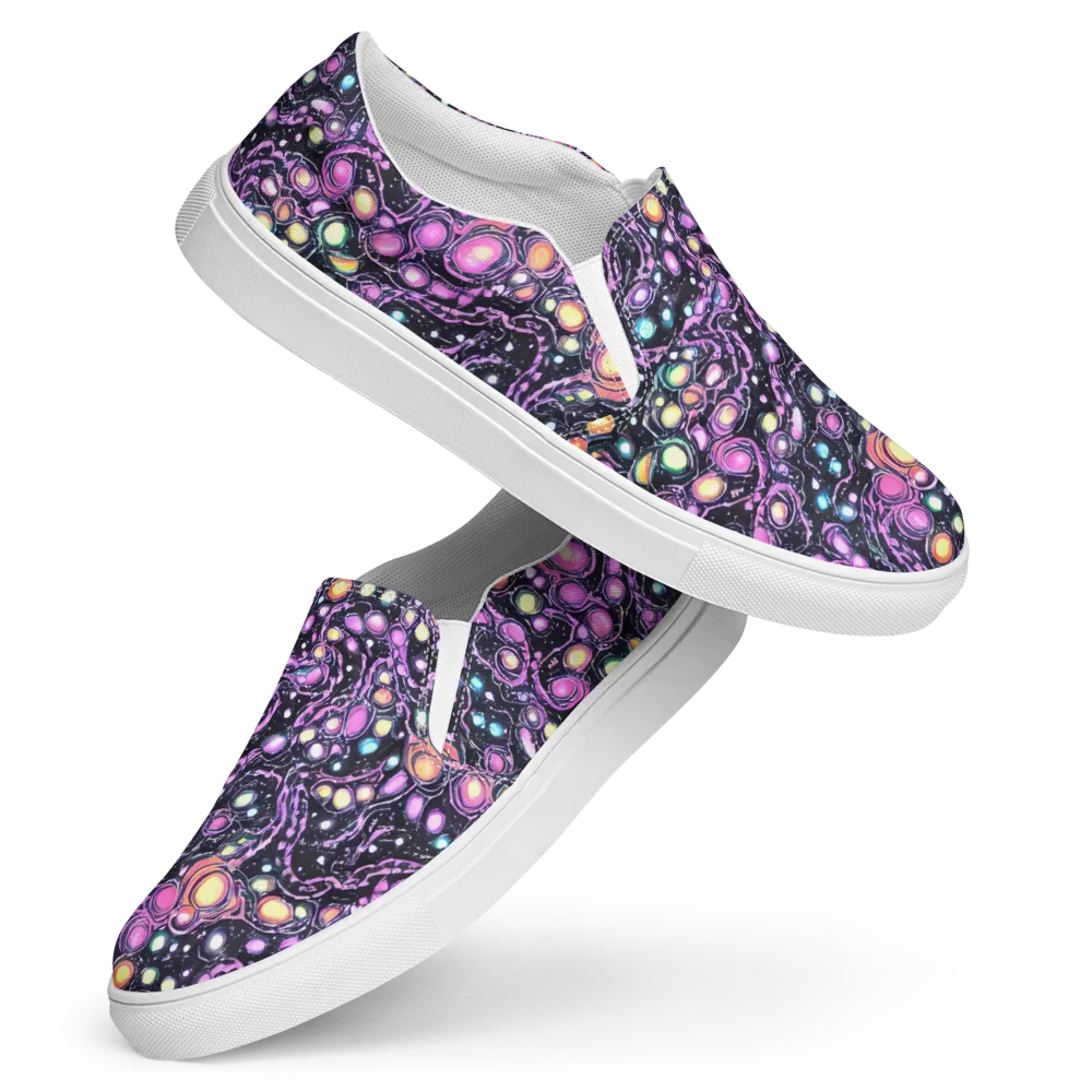 Prismatic Deep on Women's Slip-On Canvas Shoes — Front