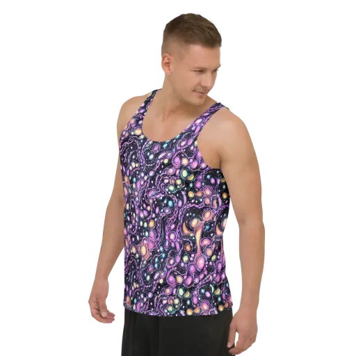 Prismatic Deep on a Men's Tank Top