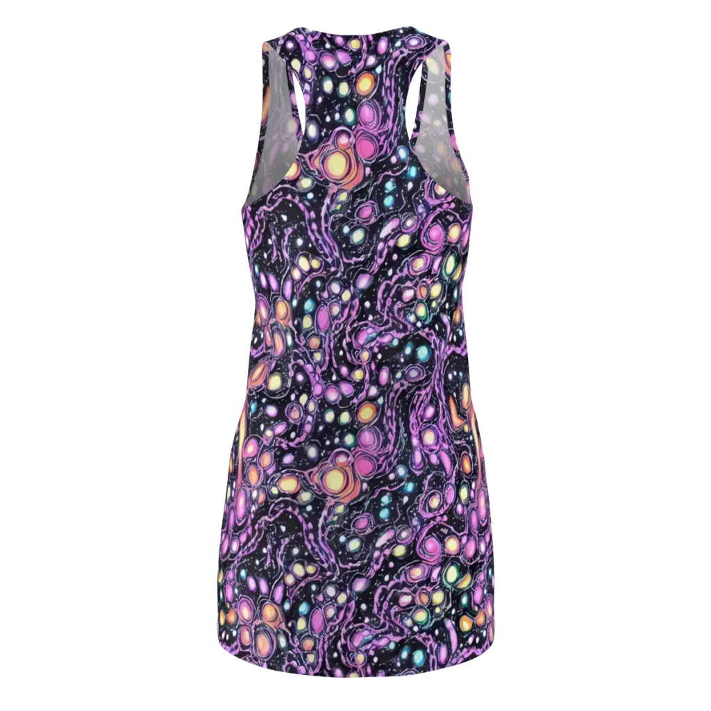 Prismatic Deep on Racerback Dress — Back