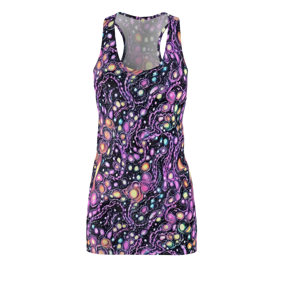 Prismatic Deep on Racerback Dress — Front