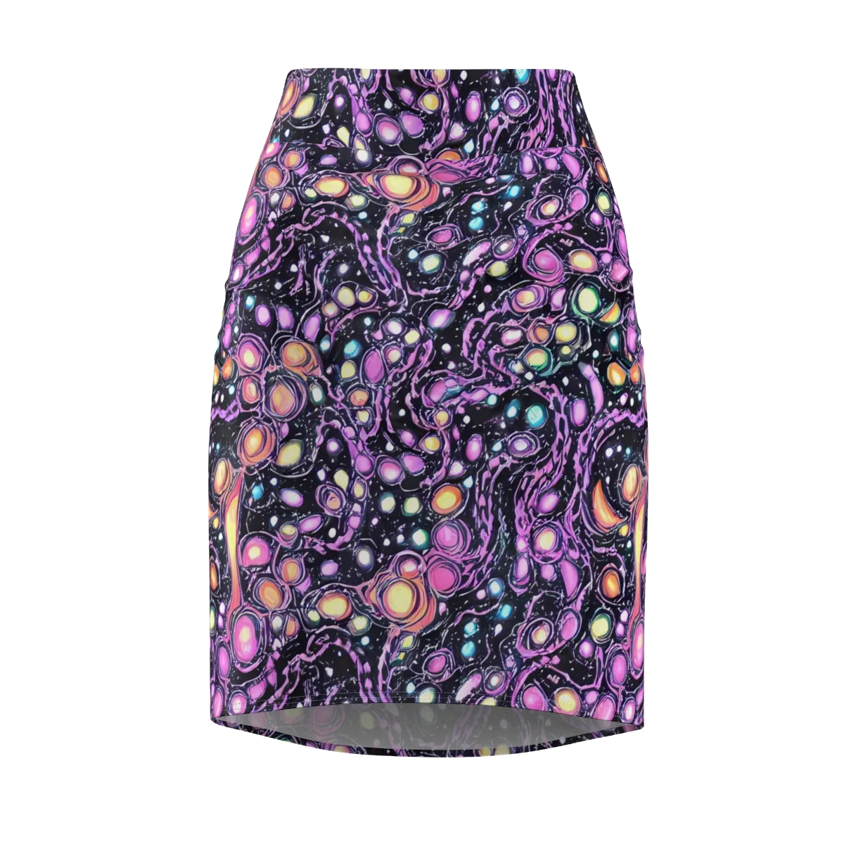 Prismatic Deep on Pencil Skirt — Front