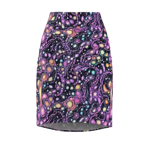 Prismatic Deep on a Pencil Skirt