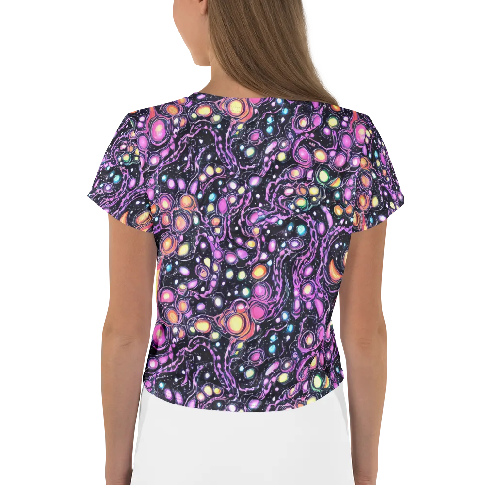 Prismatic Deep on Crop Tee — Back