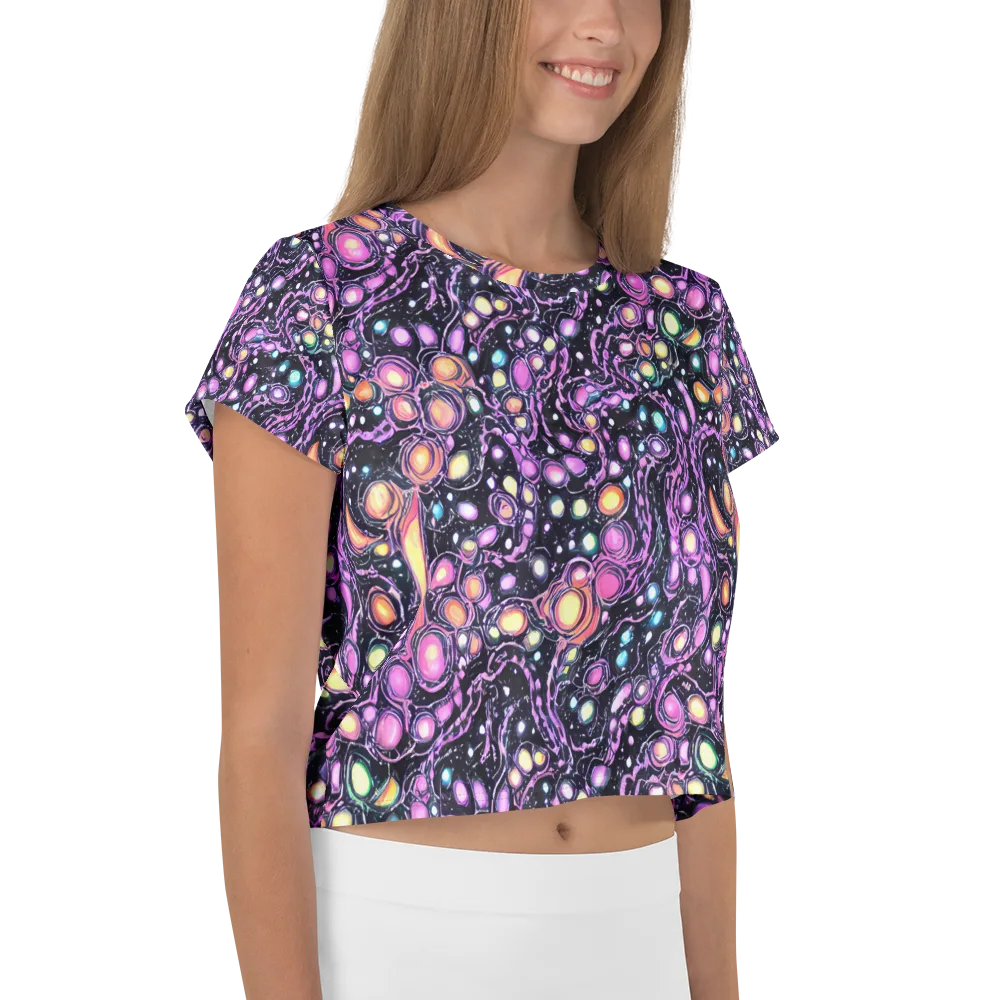 Prismatic Deep on Crop Tee — Right