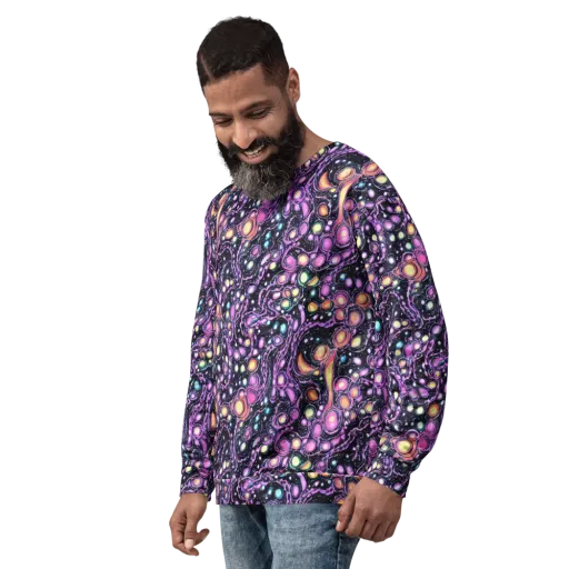 Prismatic Deep on a Sweatshirt