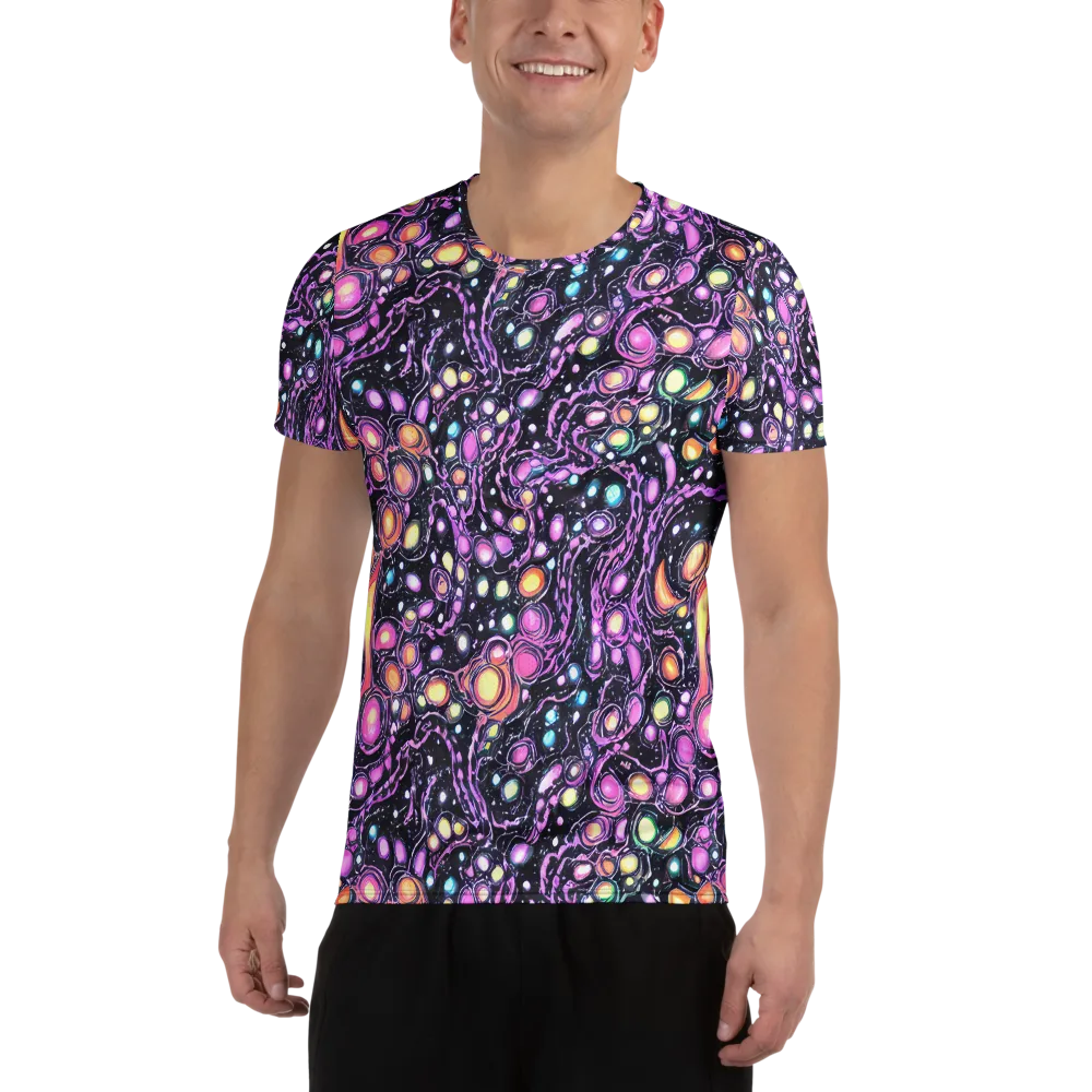 Prismatic Deep on Men's Athletic T-Shirt — Front