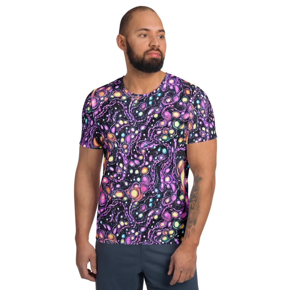 Prismatic Deep on Men's Athletic T-Shirt — Front