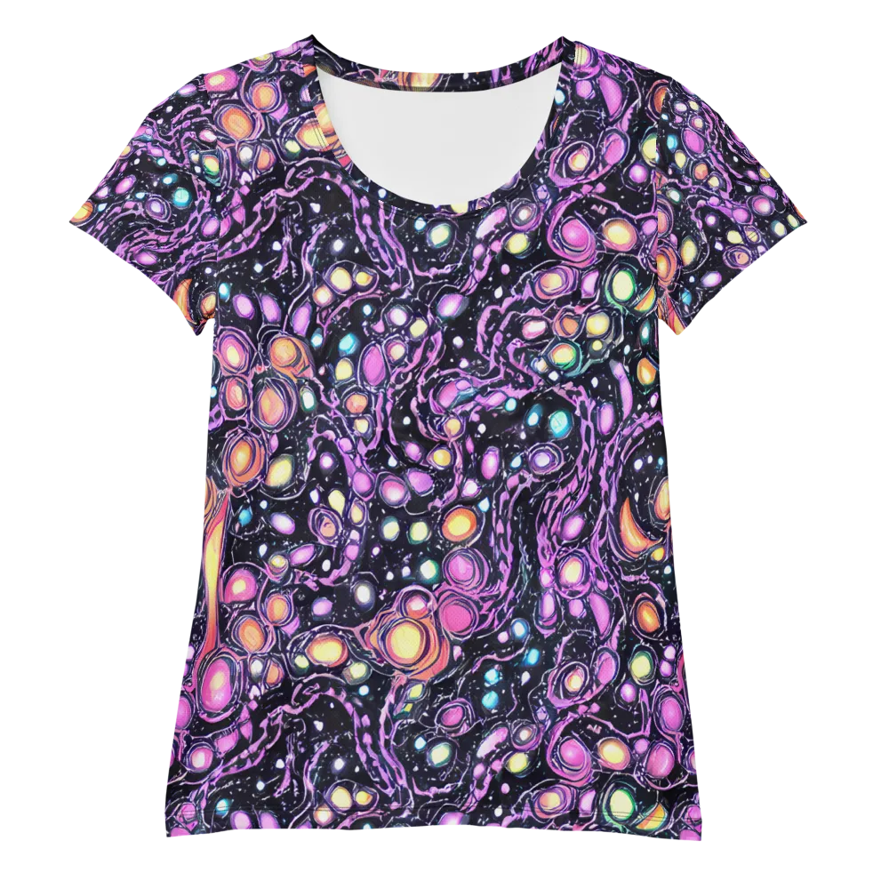 Prismatic Deep on Women's Athletic T-Shirt — Front