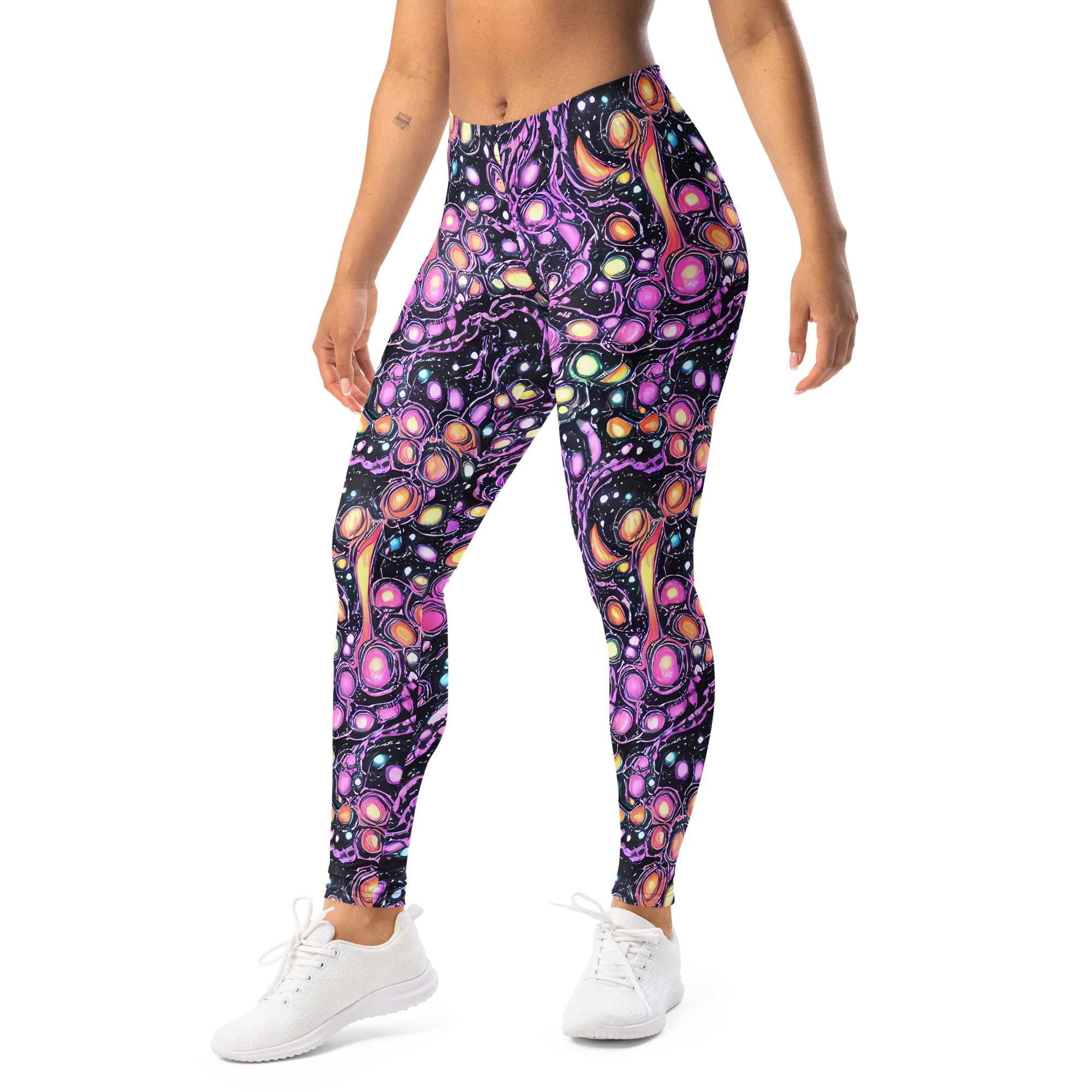 Prismatic Deep on Leggings — Left Front