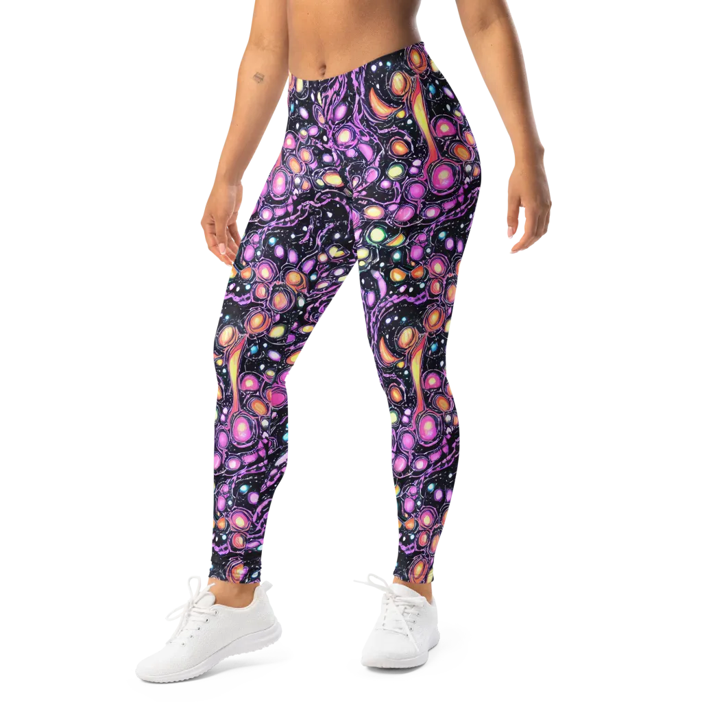 Prismatic Deep on Leggings — Left Front