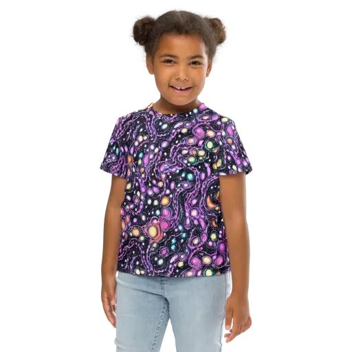 Prismatic Deep on a Kids Crew Neck T-Shirt