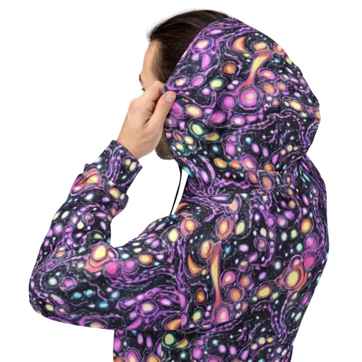 Prismatic Deep on a Hoodie