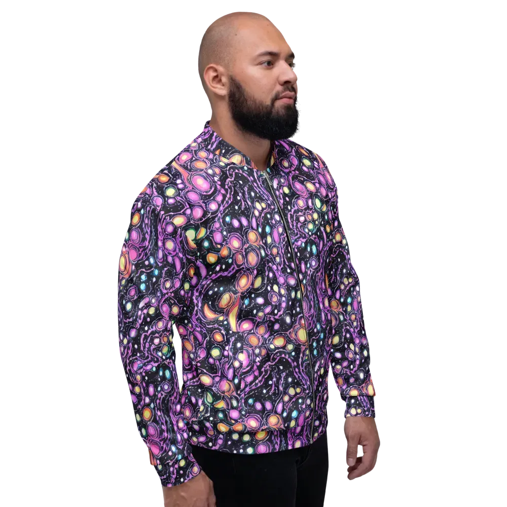 Prismatic Deep on Bomber Jacket — Right