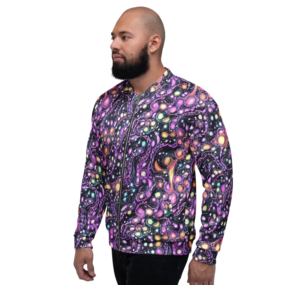 Prismatic Deep on Bomber Jacket — Left