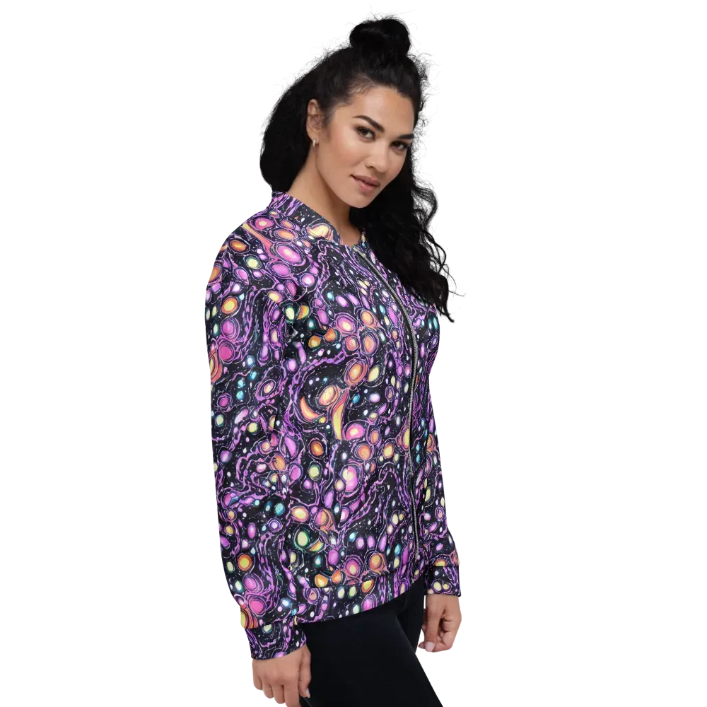 Prismatic Deep on Bomber Jacket — Right