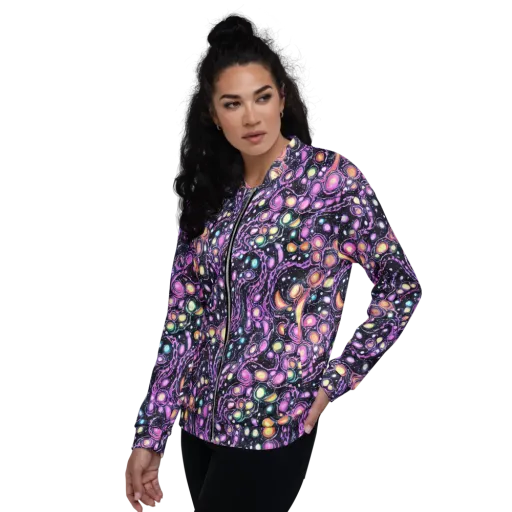 Prismatic Deep on a Bomber Jacket