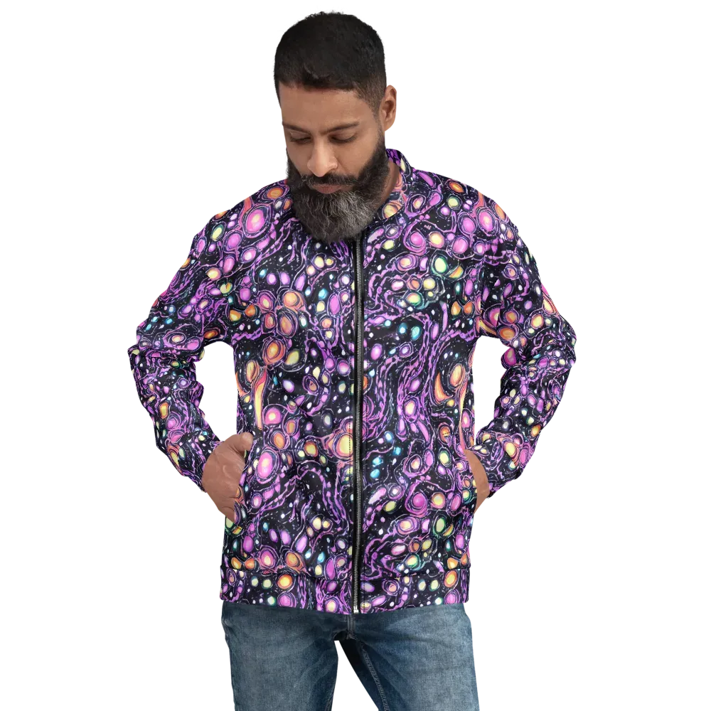 Prismatic Deep on Bomber Jacket — Front