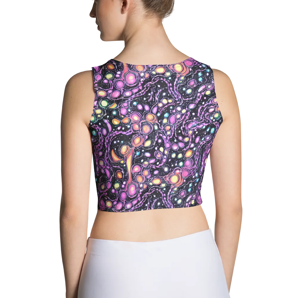 Prismatic Deep on Crop Top — Back