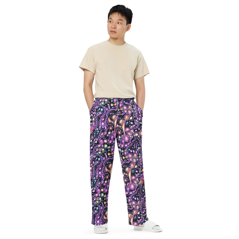 Prismatic Deep on Wide-Leg Pants — Front