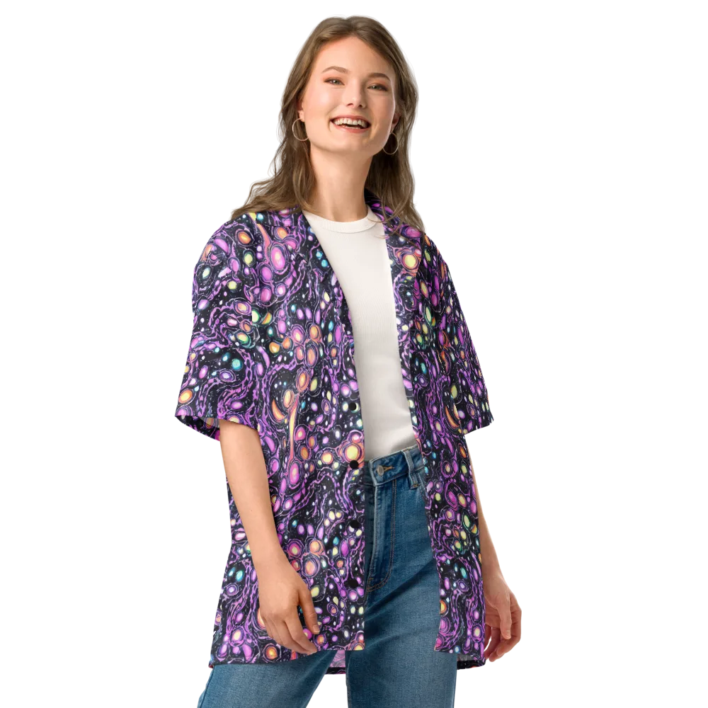 Prismatic Deep on Button Shirt — Front
