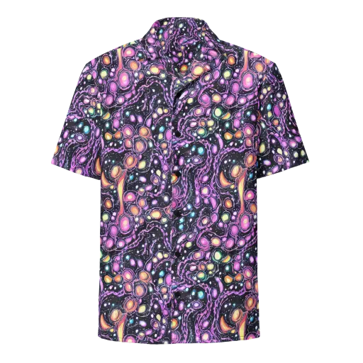 Prismatic Deep on a Button Shirt