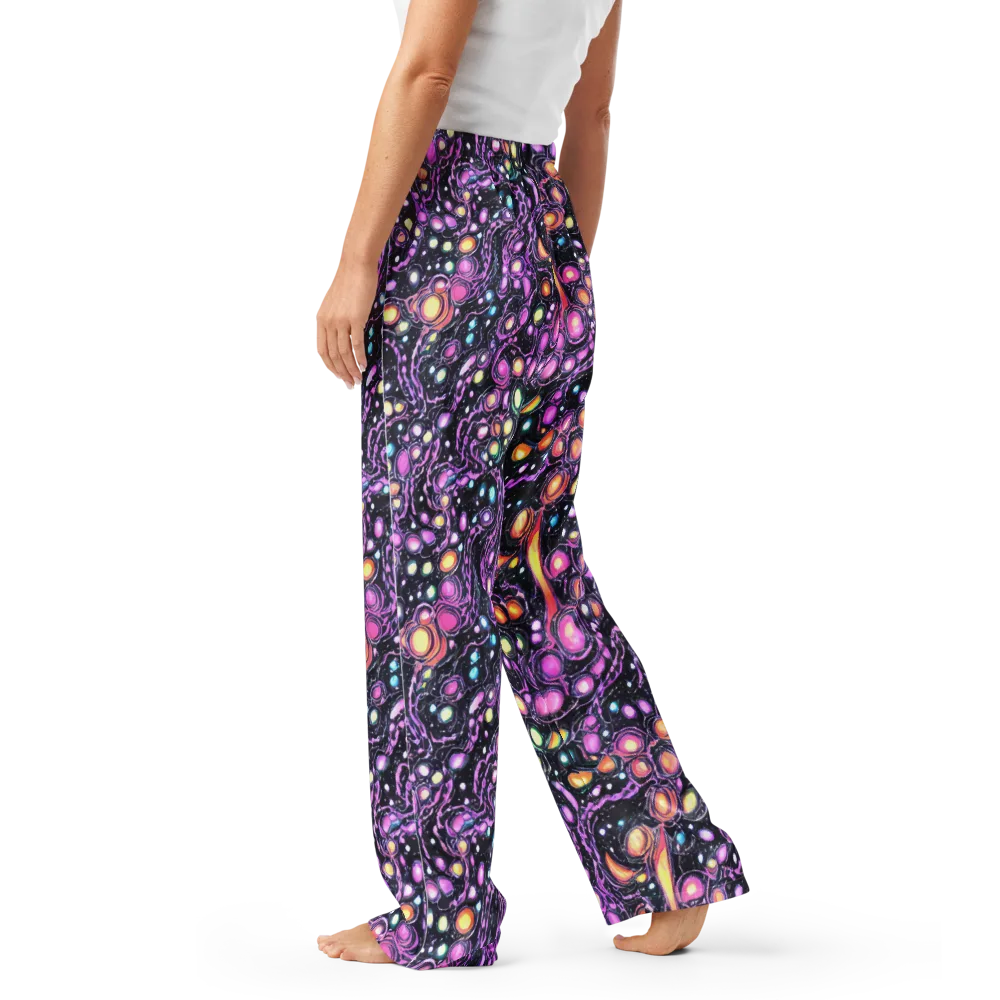 Prismatic Deep on Women's Pajama Pants — Left