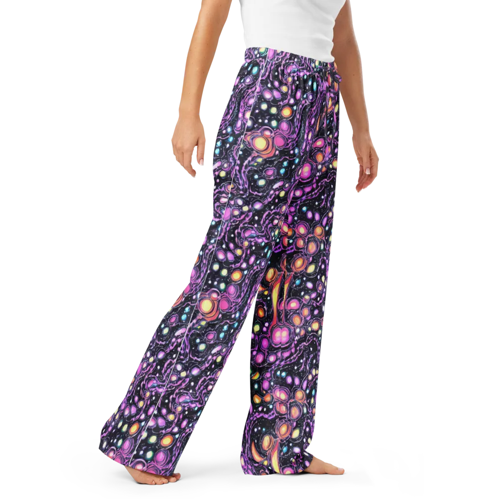 Prismatic Deep on Women's Pajama Pants — Right Front