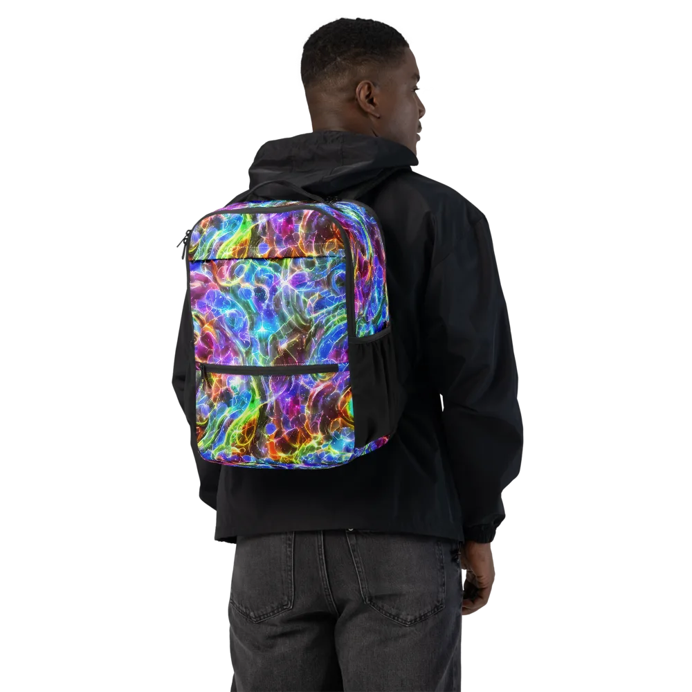 Galaxy Glass on Utility Backpack — Back