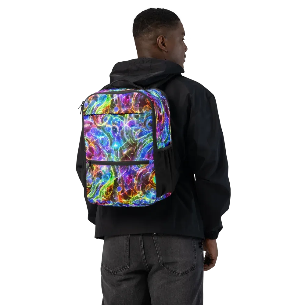 Galaxy Glass on Utility Backpack — Back