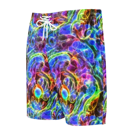 Galaxy Glass on a Men's Board Shorts