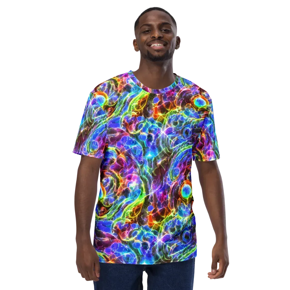 Galaxy Glass on Men's Crew Neck T-Shirt — Front