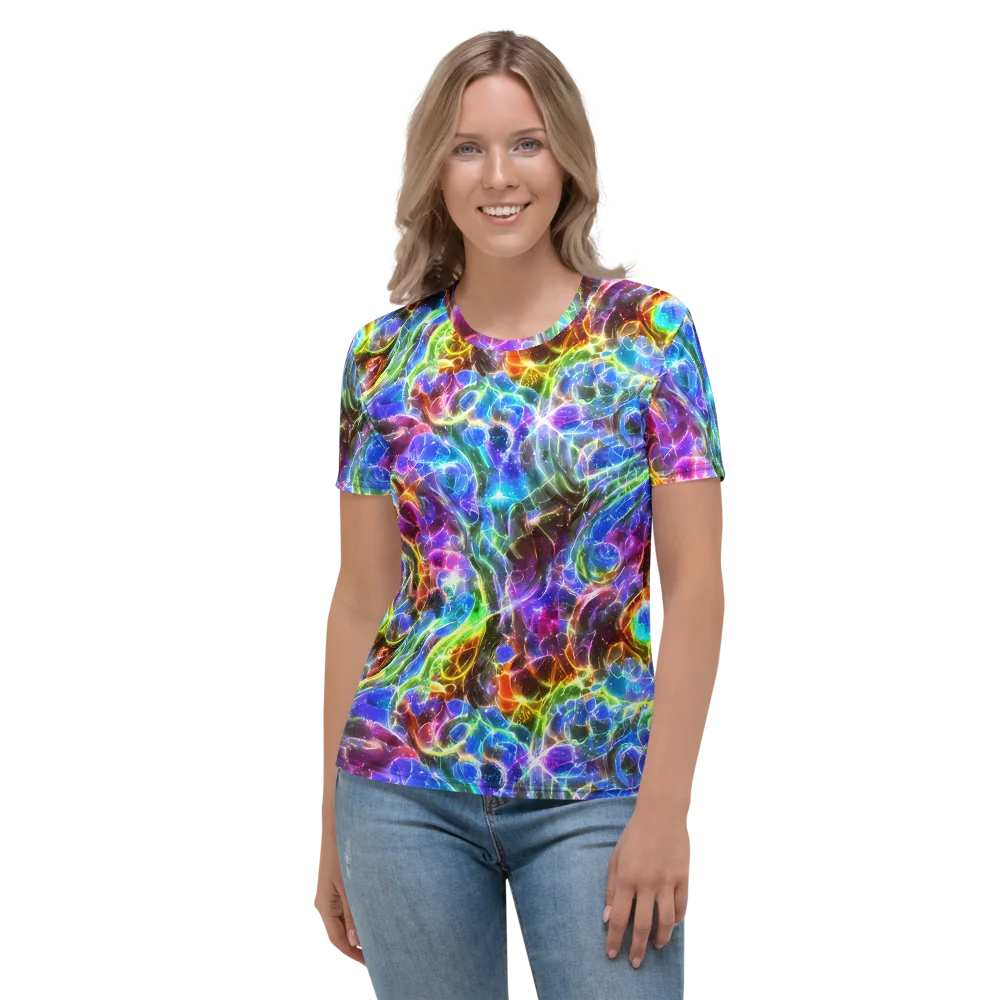 Galaxy Glass on Women's Crew Neck T-Shirt — Front