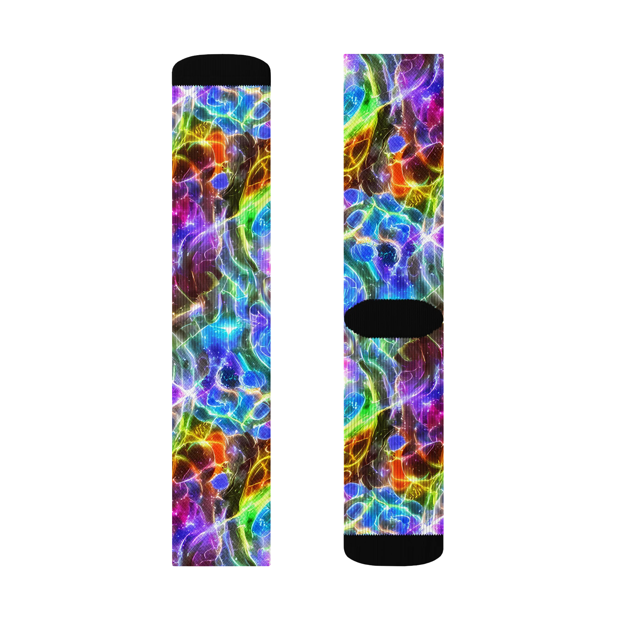 Galaxy Glass on Socks — Left Sock