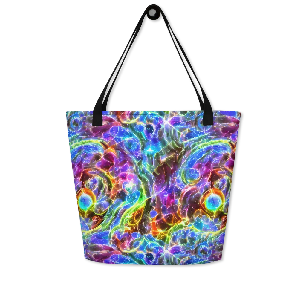 Galaxy Glass on Large Tote Bag W/ Pocket — Front