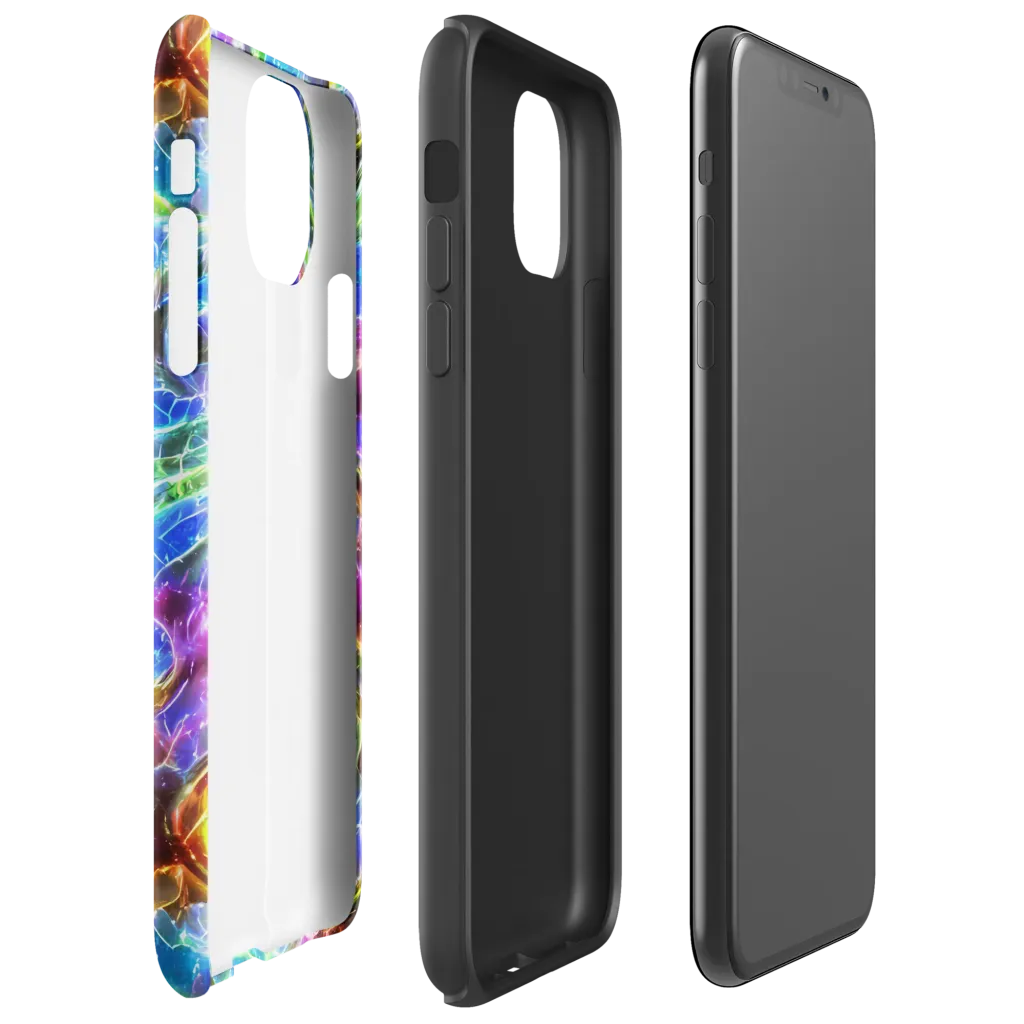 Galaxy Glass on Tough Case for iPhone® — Right