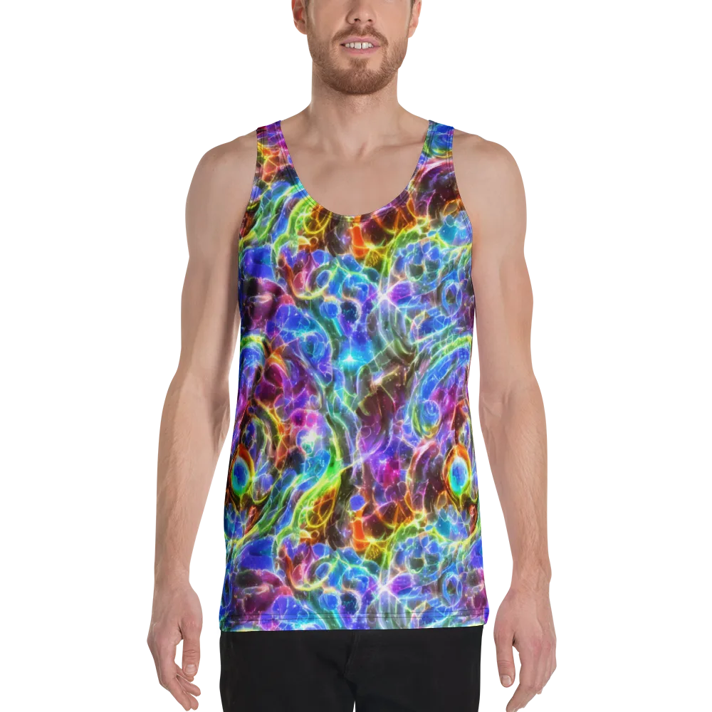 Galaxy Glass on Men's Tank Top — Front