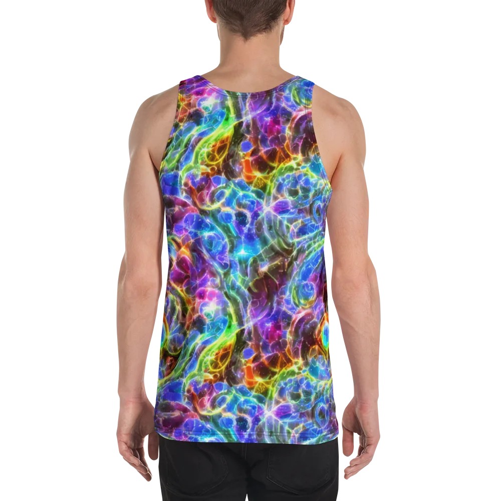 Galaxy Glass on Men's Tank Top — Back
