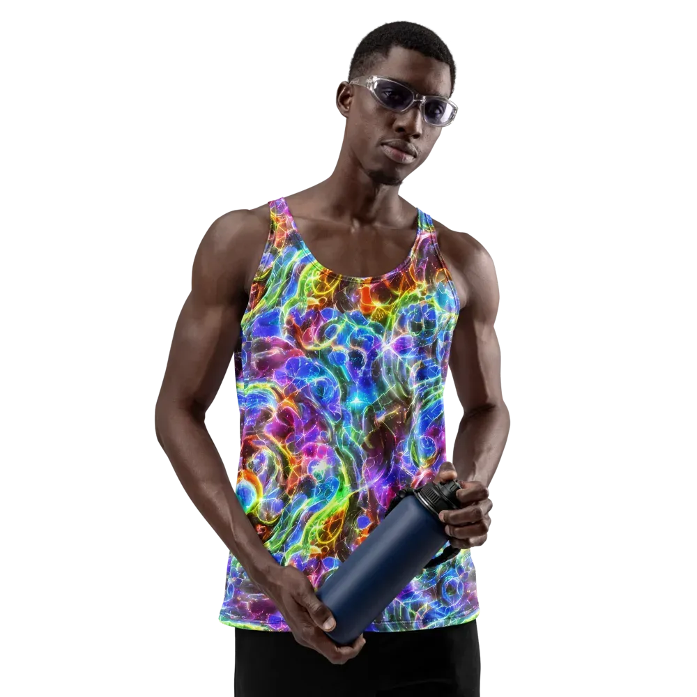 Galaxy Glass on Men's Tank Top — Front
