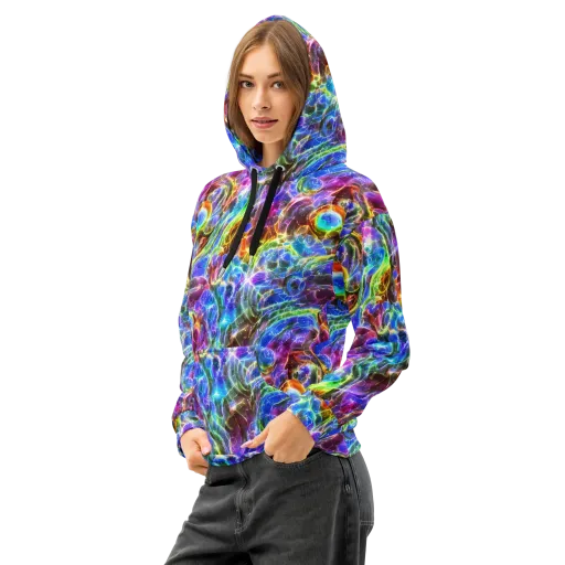 Galaxy Glass on a Cotton Hoodie