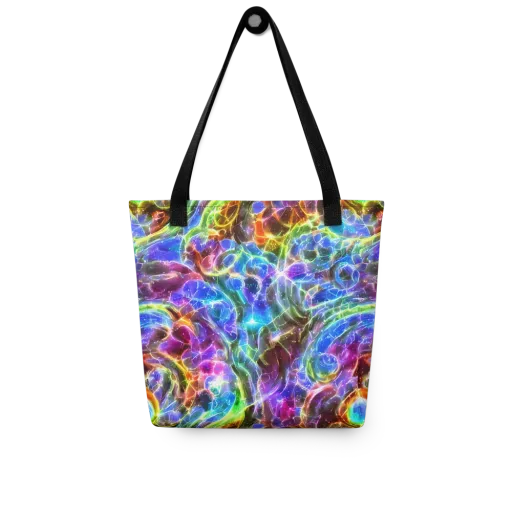 Galaxy Glass on a Tote Bag