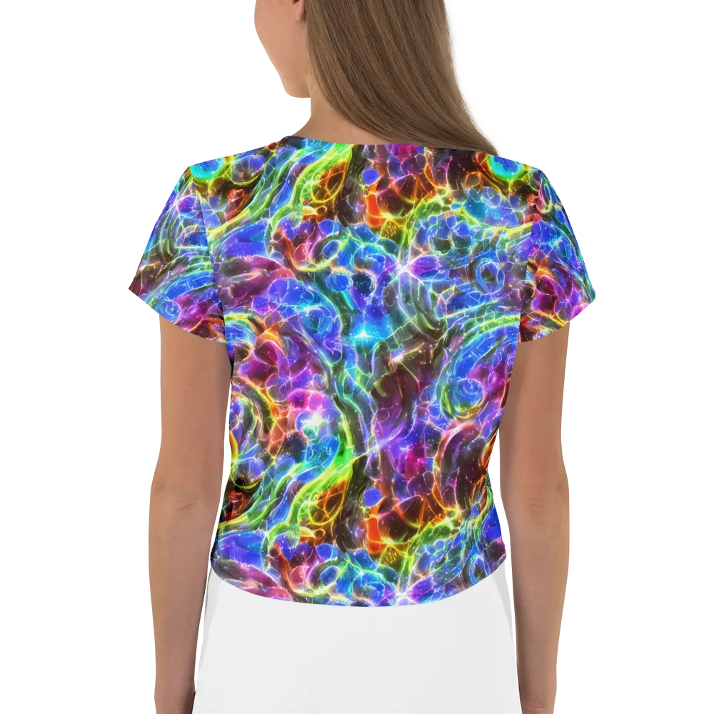 Galaxy Glass on Crop Tee — Back
