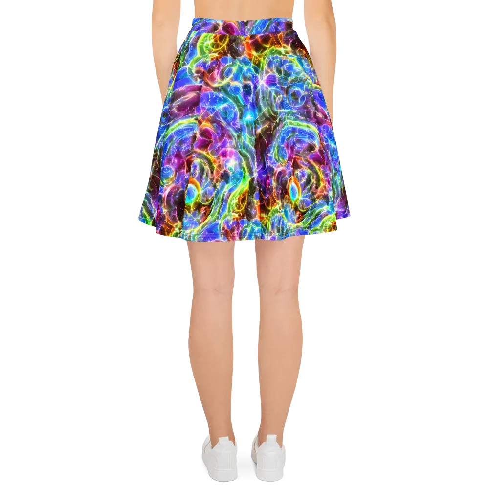 Galaxy Glass on Skater Skirt — Back