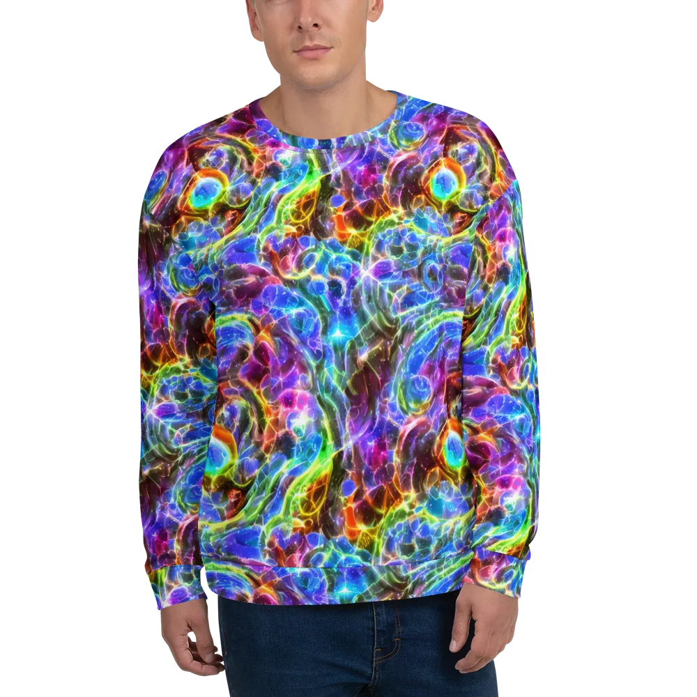 Galaxy Glass on Sweatshirt — Front