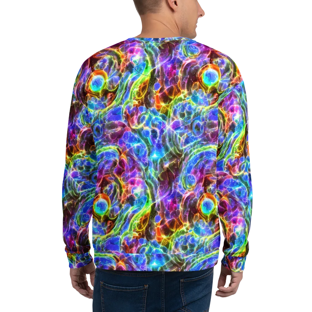 Galaxy Glass on Sweatshirt — Back